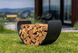Il porta legna da ardere per Camino e Soggiorno TURYN Dimensioni 70x h 45cm - peso 12.5 kg prodotto � realizzato in profili in acciaio verniciati a polvere