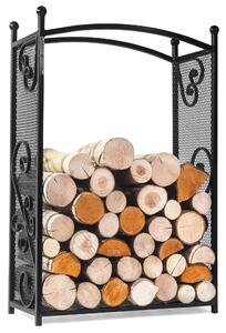 Portalegna Legnaia per Camino e Soggiorno CHERRY Dimensioni 90x60xh 90 cm - peso 8 kg prodotto � realizzato in profili in acciaio verniciati a polvere