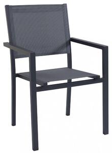 Poltrona Jamaica 55x58x85 h cm in Textilene Antracite