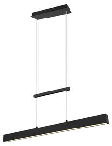 Lampada a Sospensione da Interno a LED in Metallo Nero Opaco