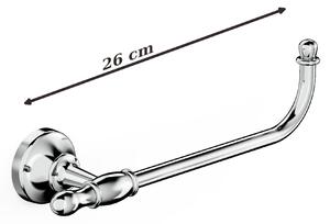 Porta Salviette da BIDET Cromato Collezione 900 Dimensioni 26x8,4x h 9,5 cm in acciaio inox stile moderno cromo
