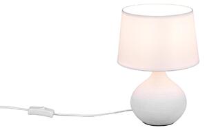 Lampada tavolo da Interno E14 in Vetroceramica Bianco