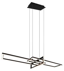 Lampada a Sospensione da Interno a Led in Metallo Nero Opaco