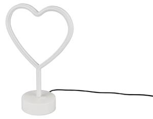 Lampada tavolo da Interno a LED in Plastica Bianco