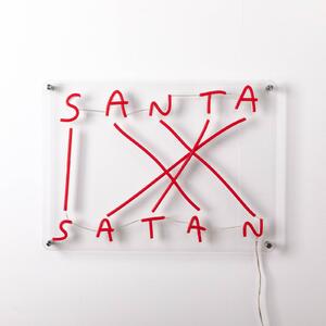 Applique LED Santa-Satan, rosso