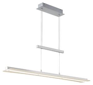 Lampada a Sospensione da Interno a LED in Metallo Nickel Opaco