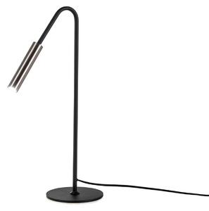 Lampada da Tavolo a LED 17x17xH56 cm in Metallo Vega Nero