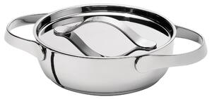 AL DENTE Tegame con coperchio, diametro 28xh10,5 cm ad induzione, in acciaio 18.10, lavabile in lavastoviglie
