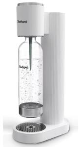 Sodapop Gasatore acqua Cooper Bianco incluso 1 bottiglia in PET senza bomboletta di GAS