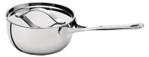 AL DENTE Casseruola 1 manico con coperchio diametro 14xh7,2 cm - Lt 1.0 in acciaio 18.10, ideale x tutti i tipi di fornelli induzione compresa lavabile in lavastoviglie