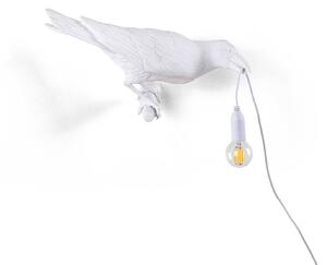 SELETTI Applique LED da esterni Bird Lamp, destra, bianco