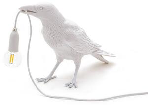 SELETTI Lampada LED da tavolo Bird Lamp, attesa, bianco