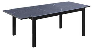 Tavolo Allungabile da Giardino 98x180/240x75 cm in Alluminio Antracite
