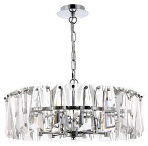 Lampada pendente Modern in Metallo Puntes Cromo