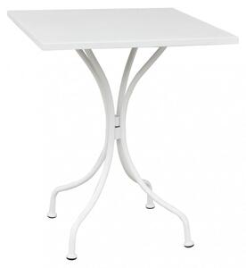 Tavolo Bristol 60x60x72 h cm in Acciaio Bianco