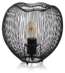 Lampada da Tavolo 26x26xH25 cm in Metallo Jaula Nero