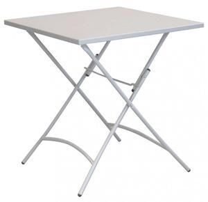 Tavolo Bristol 70x70x72 h cm in Acciaio Tortora Chiaro