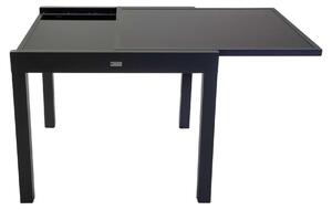 Tavolo Allungabile da Giardino 90/180x90xh75 cm in Alluminio Boise Antracite