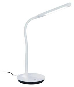 Lampada tavolo da Interno a LED in Plastica Bianco Opaco