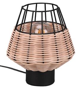 Lampada da Tavolo da Interno Attacco E27 in Tessuto Naturale