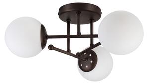 Lampadario a plafone MALENA 3xE14/5W/230V marrone/bianco