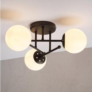 Lampadario a plafone MALENA 3xE14/5W/230V marrone/bianco