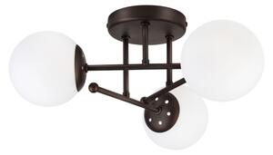 Lampadario a plafone MALENA 3xE14/5W/230V marrone/bianco