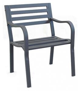 Poltrona 60x56x85 h cm in Acciaio Antracite