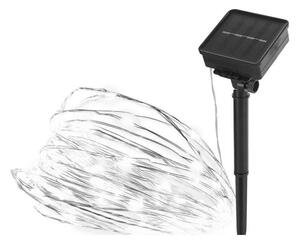 Catena luminosa solare 120xLED/2,4W/1,2V 12m IP44 600 mAh bianco freddo