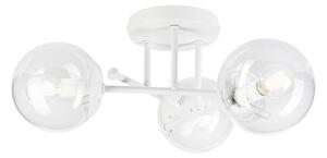 Lampadario a plafone MALENA 3xE14/5W/230V bianco/trasparente