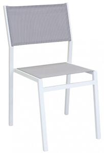 Sedia da Giardino Avana 46x57x85 h cm in Textilene Bianco