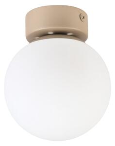Plafoniera ELIAS 1xE14/5W/230V, diam. 13 cm, beige/bianco