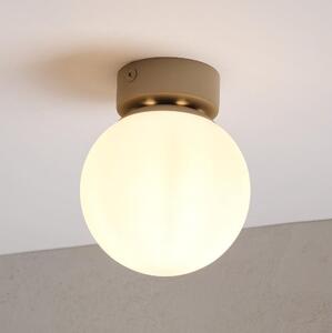 Plafoniera ELIAS 1xE14/5W/230V, diam. 13 cm, beige/bianco