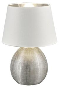 Lampada tavolo da Interno E27 in Vetroceramica Argento