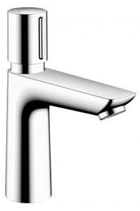 Hansgrohe Talis E Mitigeur de lavabo à fermeture automatique, ComfortZone110, avec réglage de température, saillie 111mm, chromé, 71718000, 71718000