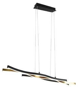 Lampada a Sospensione da Interno a LED in Metallo Ottone Opaco