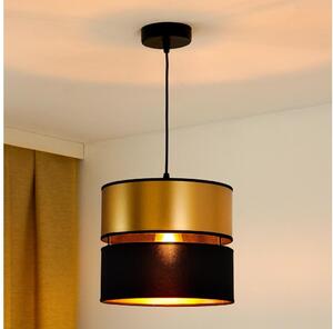 Brilagi - Lampadario a sospensione con filo ROYAL 1xE27/15W/230V diametro 25 cm nero/oro