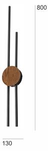 Brilagi - Applique a LED WOODY COLLINE LED/15W/230V 80 cm quercia ciliegio