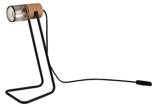 Lampada tavolo da Interno a LED in Metallo Nero Opaco