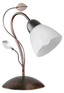 Lampada tavolo da Interno E14 in Metallo Ruggine Anticato
