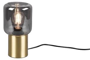 Lampada tavolo da Interno a LED in Metallo Ottone Opaco
