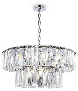 Lampada pendente Modern in Metallo Puntes Cromo