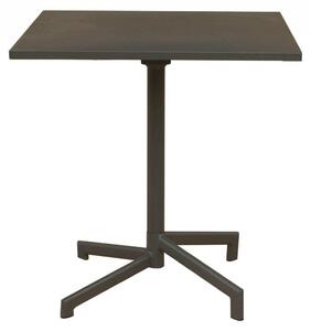Tavolo Vega 70x70x73 h cm in Acciaio Taupe