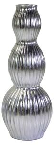 Portavaso resina argento cm Ø45xh120