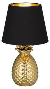 Lampada tavolo da Interno E14 in Vetroceramica Oro
