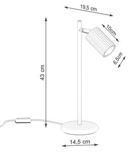 Sollux SL.1624 - Lampada da tavolo KARBON 1xGU10/10W/230V verde
