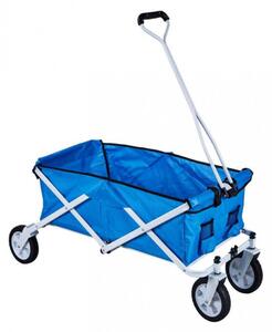 Carrello Portattrezzi da Giardino in Metallo Adriatic 117x50x52 h cm in Acciaio Blu