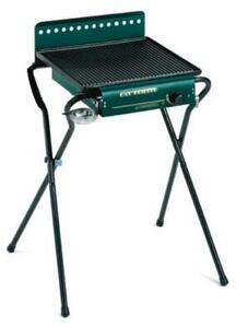 Ompagrill Barbecue a Gas Pieghevole GAS4043GHIV Green Line Verde e Nero