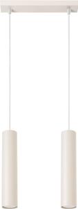 Sollux SL.1480 - Lampadario a sospensione con filo LAGOS 2xGU10/10W/230V color crema
