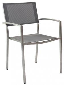 Poltrona Florida 56x57x89 h cm in Textilene Grigio